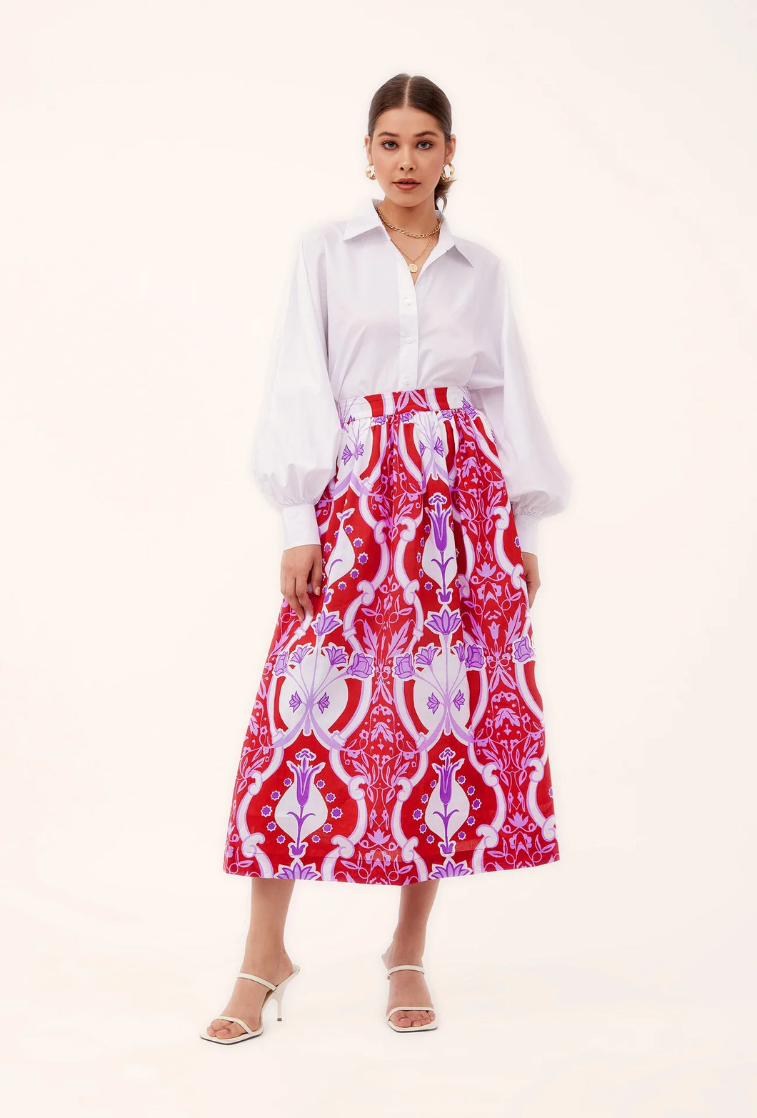 Anna Skirt - Como Rouge