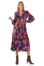 Delphine Dress - Blurred Floral