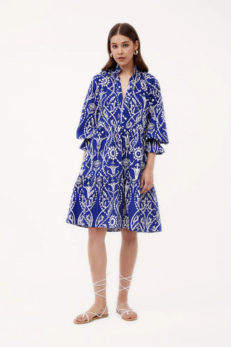 Juliet Dress - Assisi Indigo