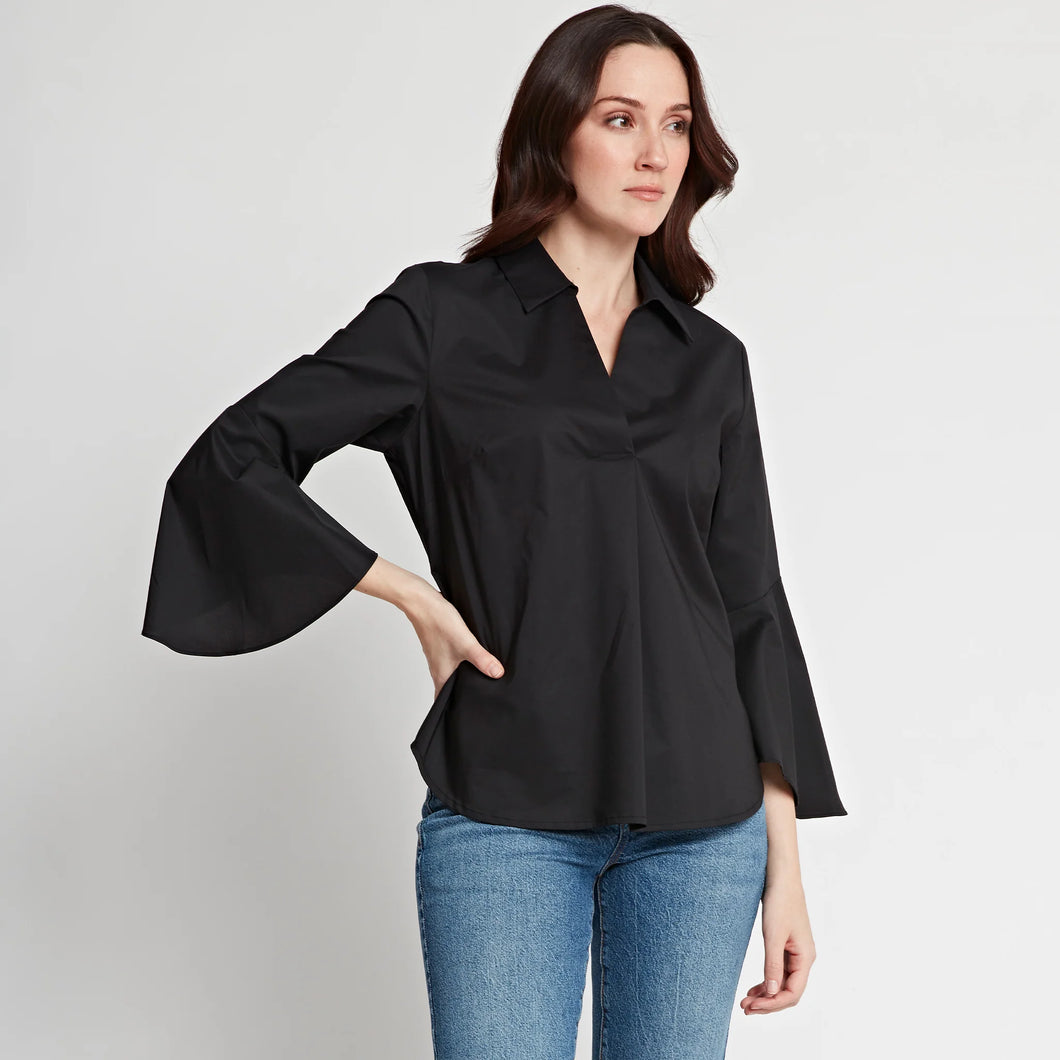 Bracelet Sleeve Nicole Top - Black