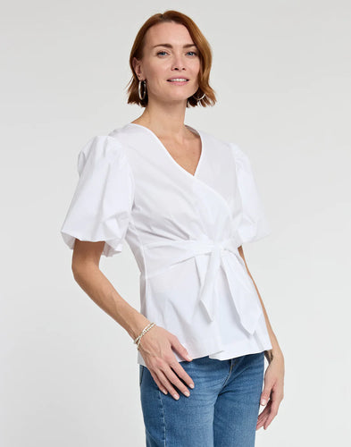 Paulina Elbow Sleeve- White