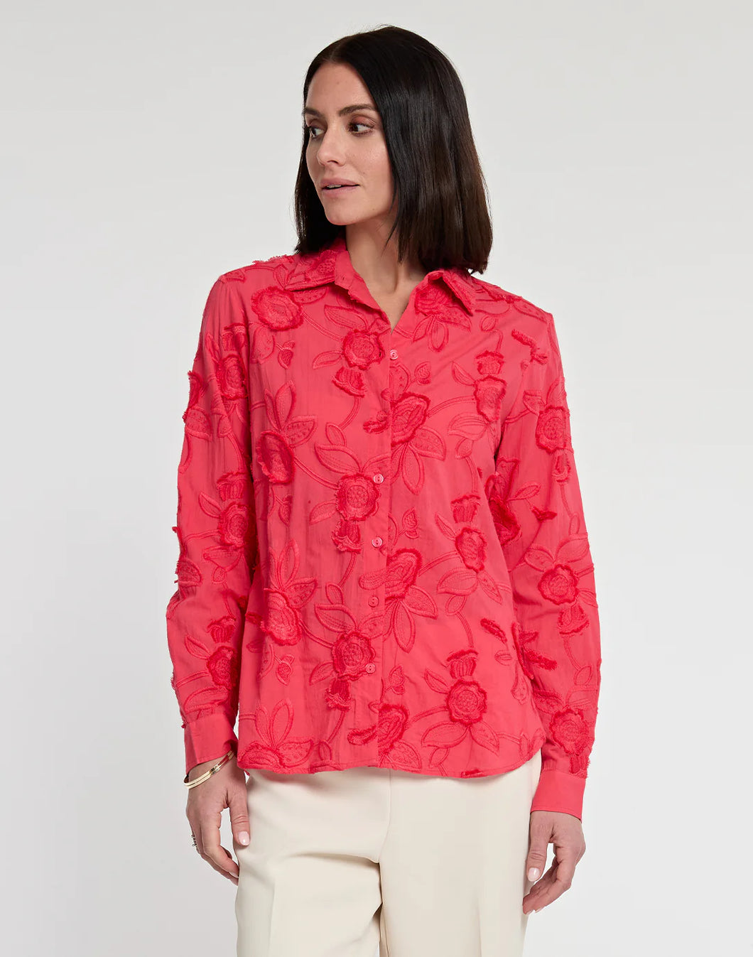 Margot Blouse- Coral