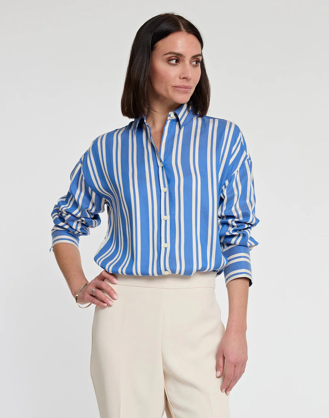 Larissa Blouse- Electric Blue