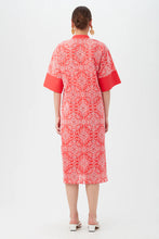 Villa Dress - Capri Coral/Whitewash