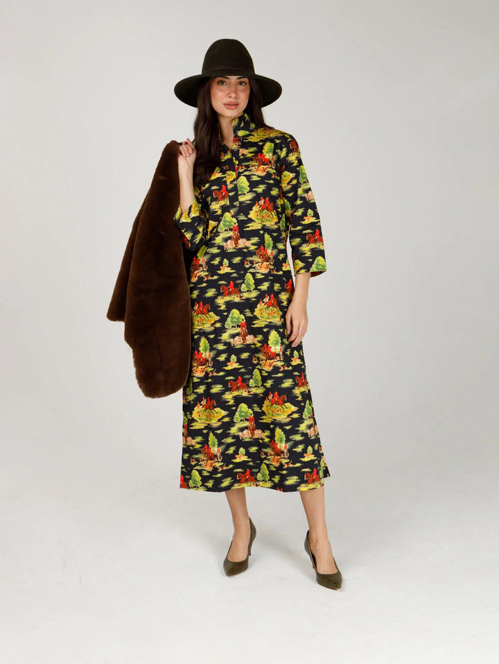 Grace Maxi in Autumn Chase