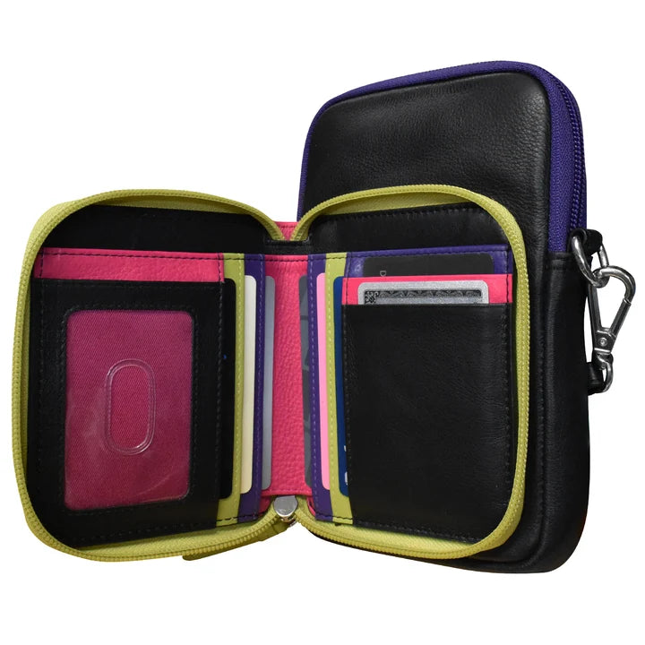 Zip Around Phone Wallet Crossbody