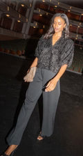 Estelle Top in Black Tie