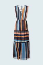 Striped Long Dress- Multi