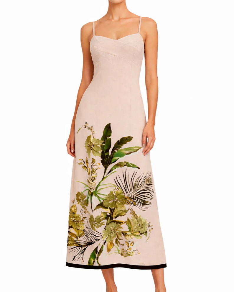 Spaghetti Strap Dress on Model