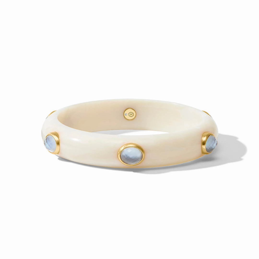 Carnaby Stone Bangle Bracelet in Blue