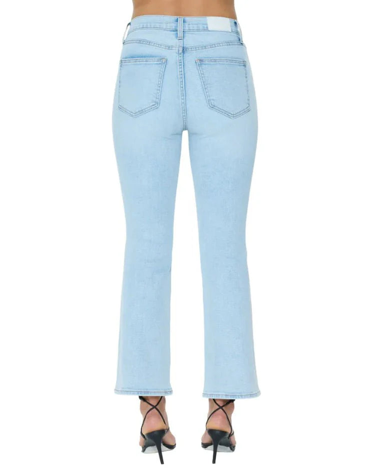Lennon High Rise Crop Bootcut Jeans