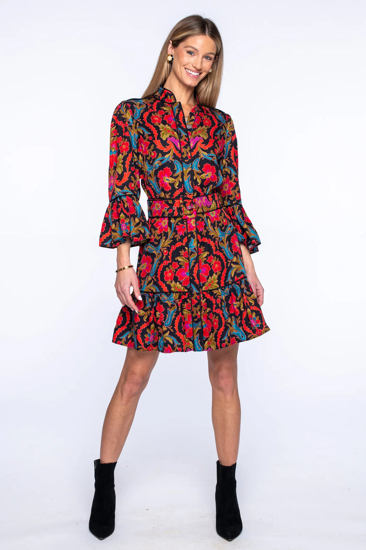 Frances Dress - Damask