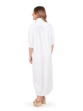 Poppy Caftan- White Terry