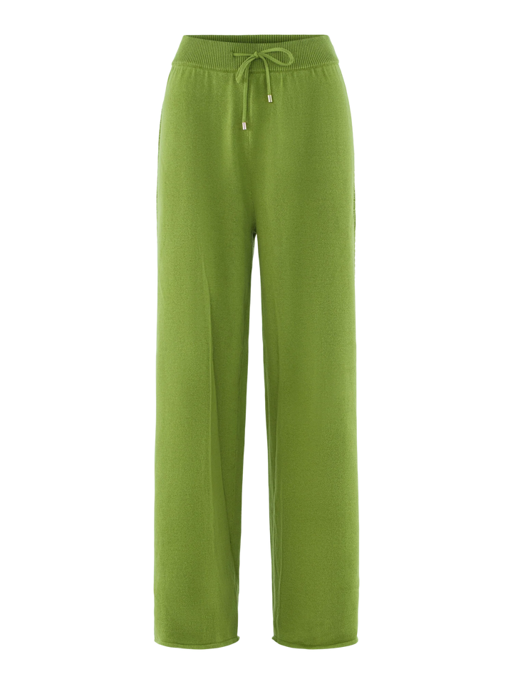 Emily McCarthy Lounge Pant in Cardamom — ghost/flat front view showing waistband, drawstring, and silhouette