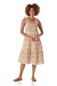 Brayden Dress- Garden Lattice