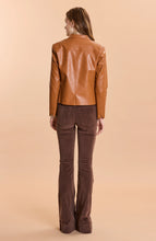 Keke Vegan Leather Jacket - Pecan