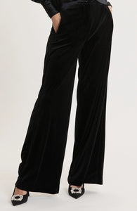 Kathy Velvet Pant- Black