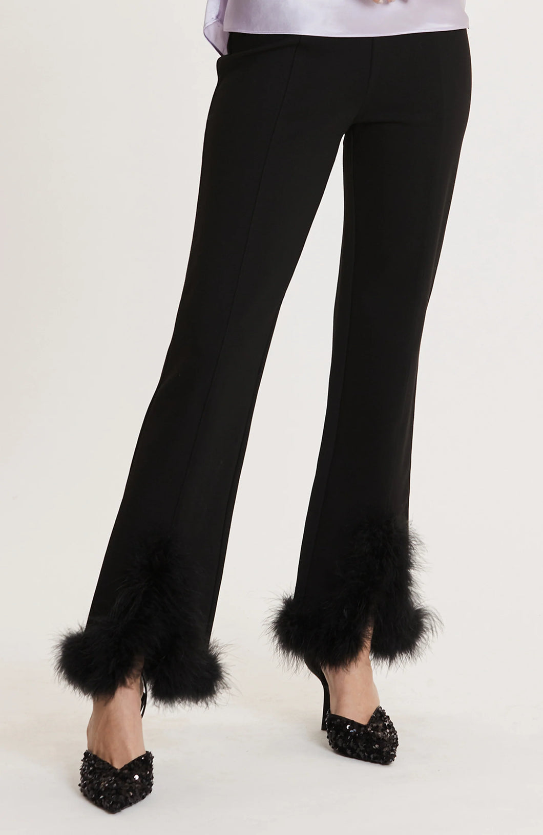 Ameret Ponte Feather Pant- Black