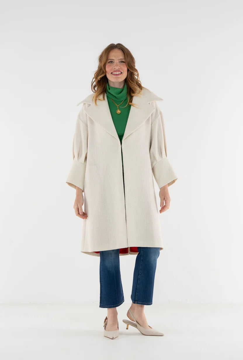 Manhattan Coat in Sandshell