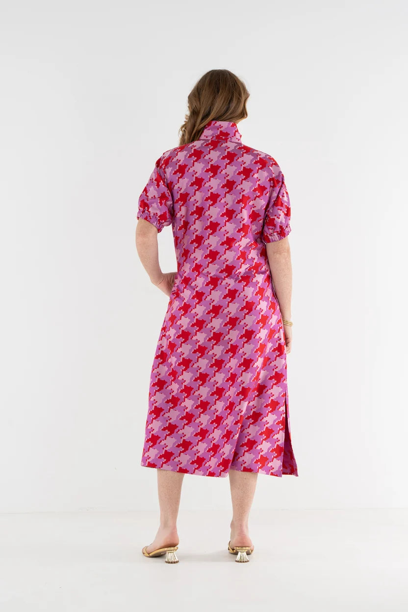 Poppy Maxi in Houndstooth