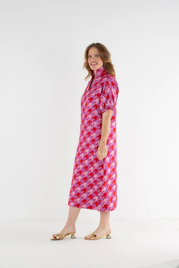 Poppy Maxi in Houndstooth