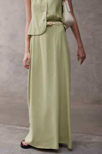The Anais Skirt - Pistachio