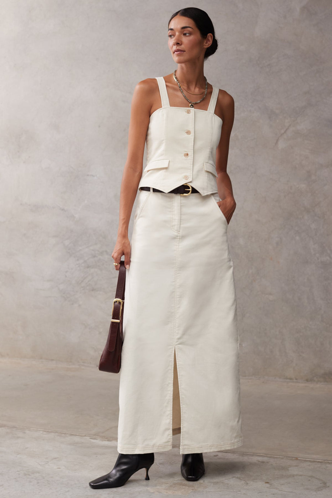 The Sammie Skirt - Crame Cord