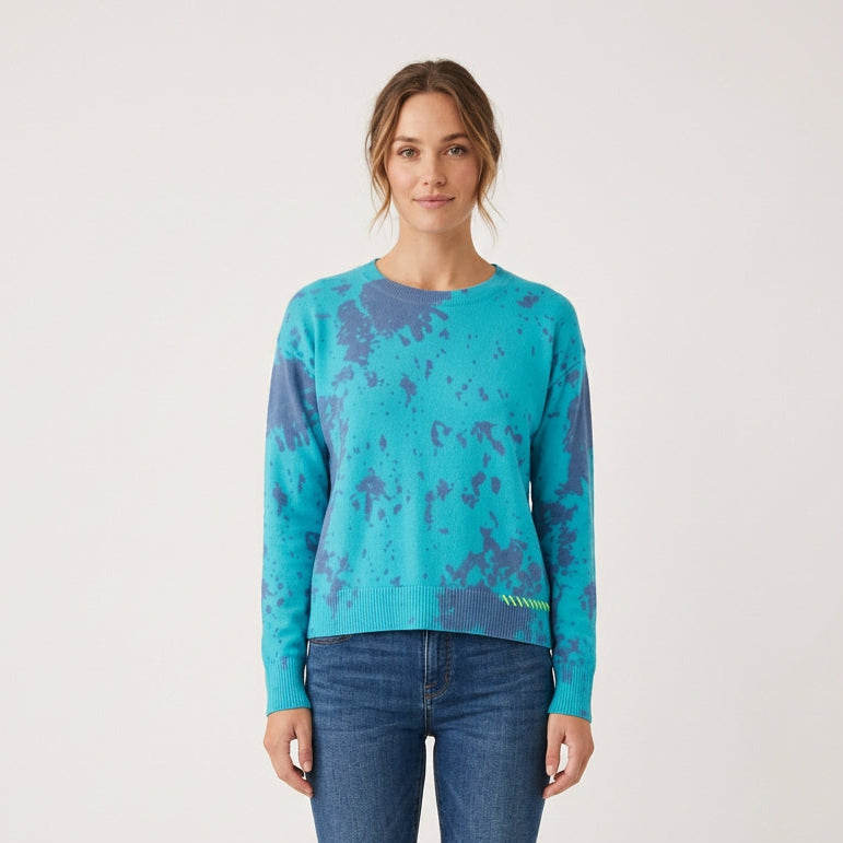 Color Shine Sweater in Blue Multi