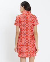 Alexia Dress- Lattice Ropes Coral