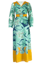 Lia Maxi - Aqua Paisley