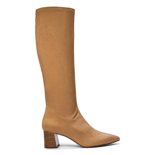 Soumasa Tall Shaft Boot - Saddle