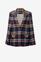 Plaid Cape - Navy Plaid