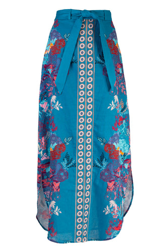 Portia Skirt - Mediterranean
