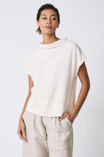 Luca Cowl Top - Ivory