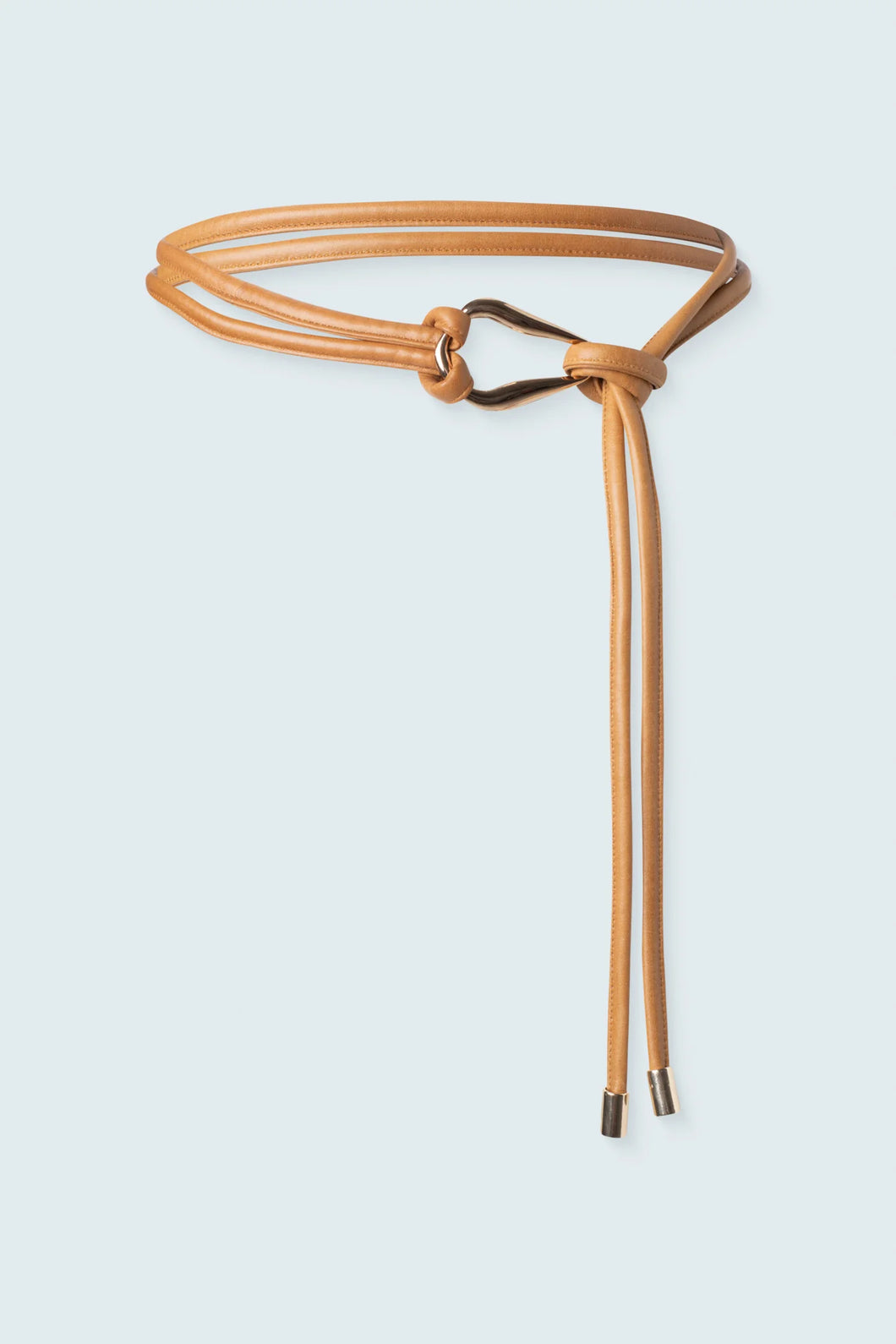 Wrap Cord belt- Cognac