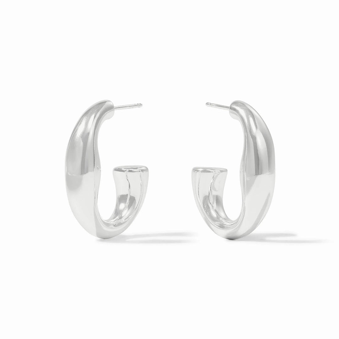 Silver Laguna Hoop Earring