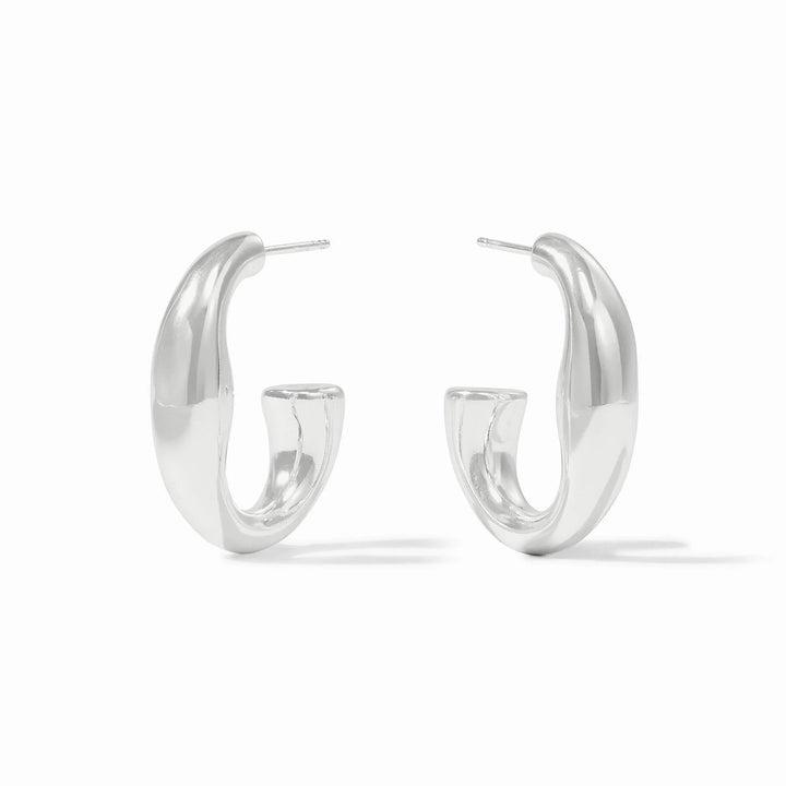 Silver Laguna Hoop Earring