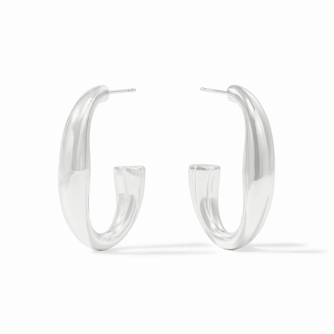 Silver Laguna Hoop Earring