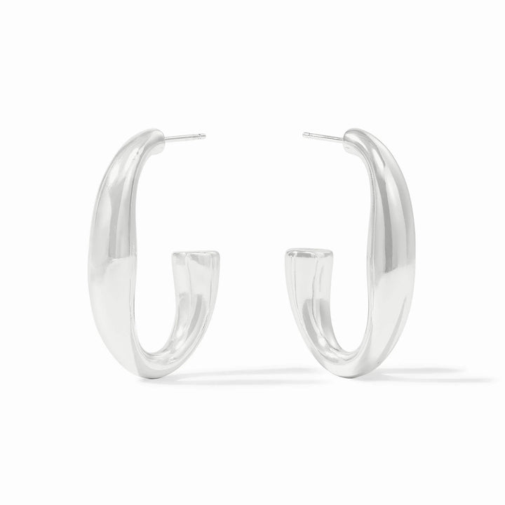 Silver Laguna Hoop Earring