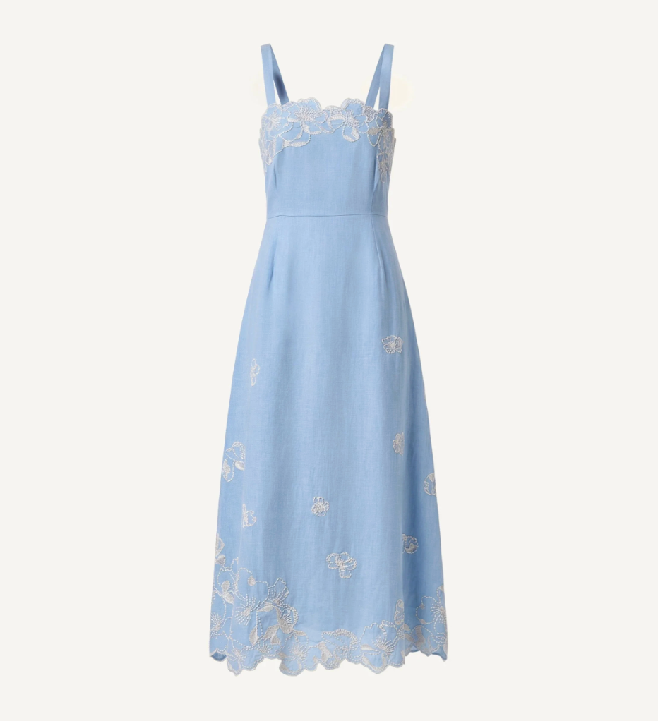 Marceline Midi Dress - Glacier Lake