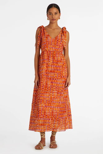 Gigi Maxi Dress - Clementine Check
