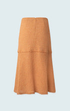 Long Skirt with Fringe- Natural