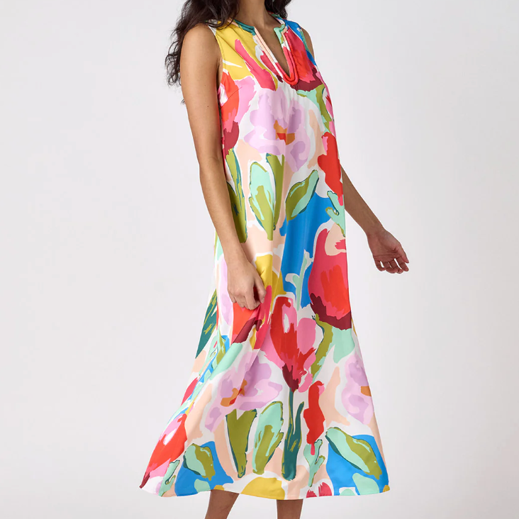 Schaeffer Dress - Painted Petals