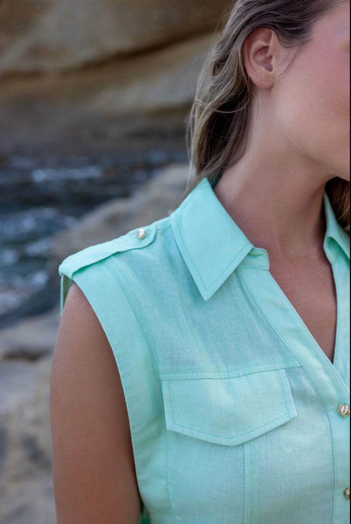 Hillary Dress - Pink Hibiscus