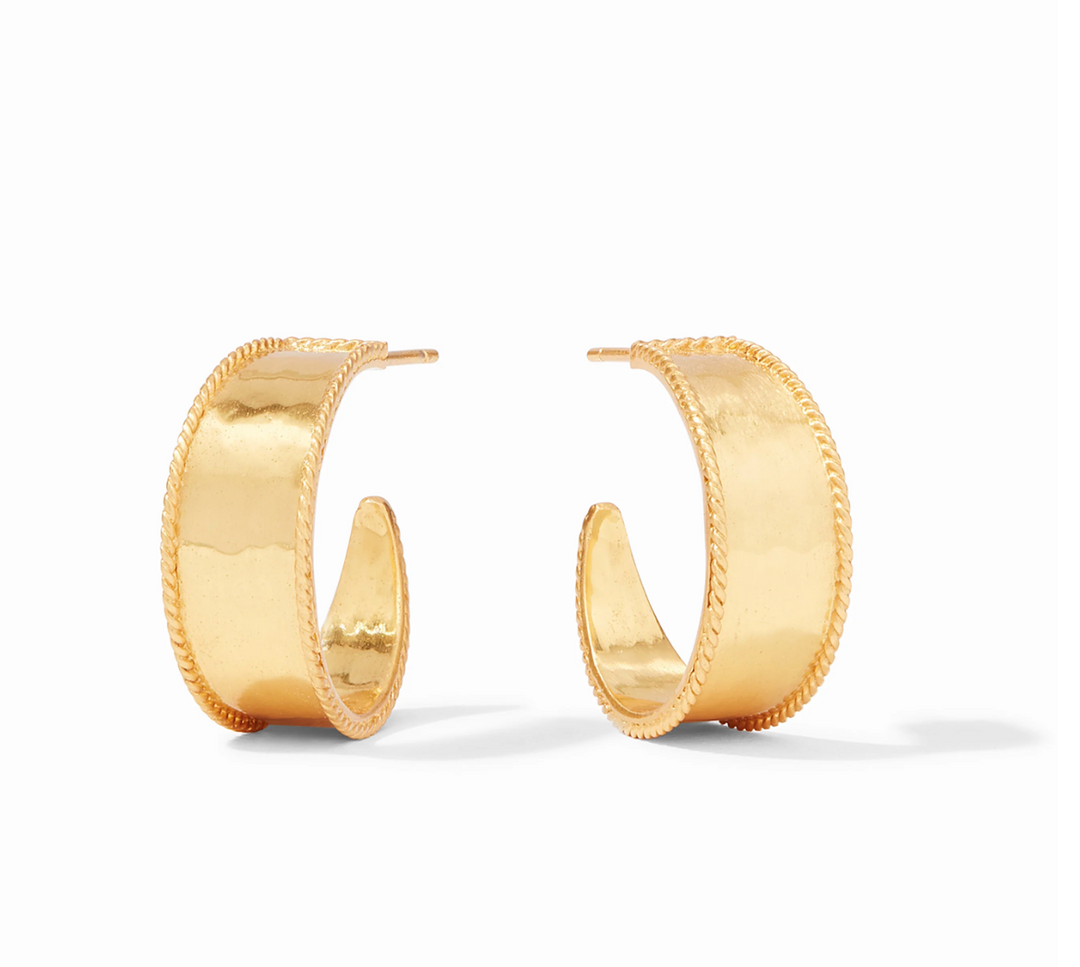 Savoy Hoop Earrings
