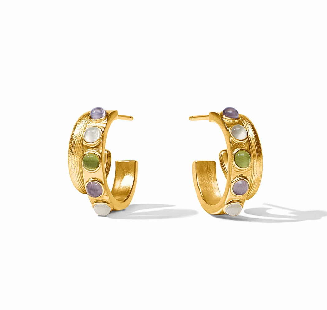 Julie Vos Cobblestone Double Hoop Cat&