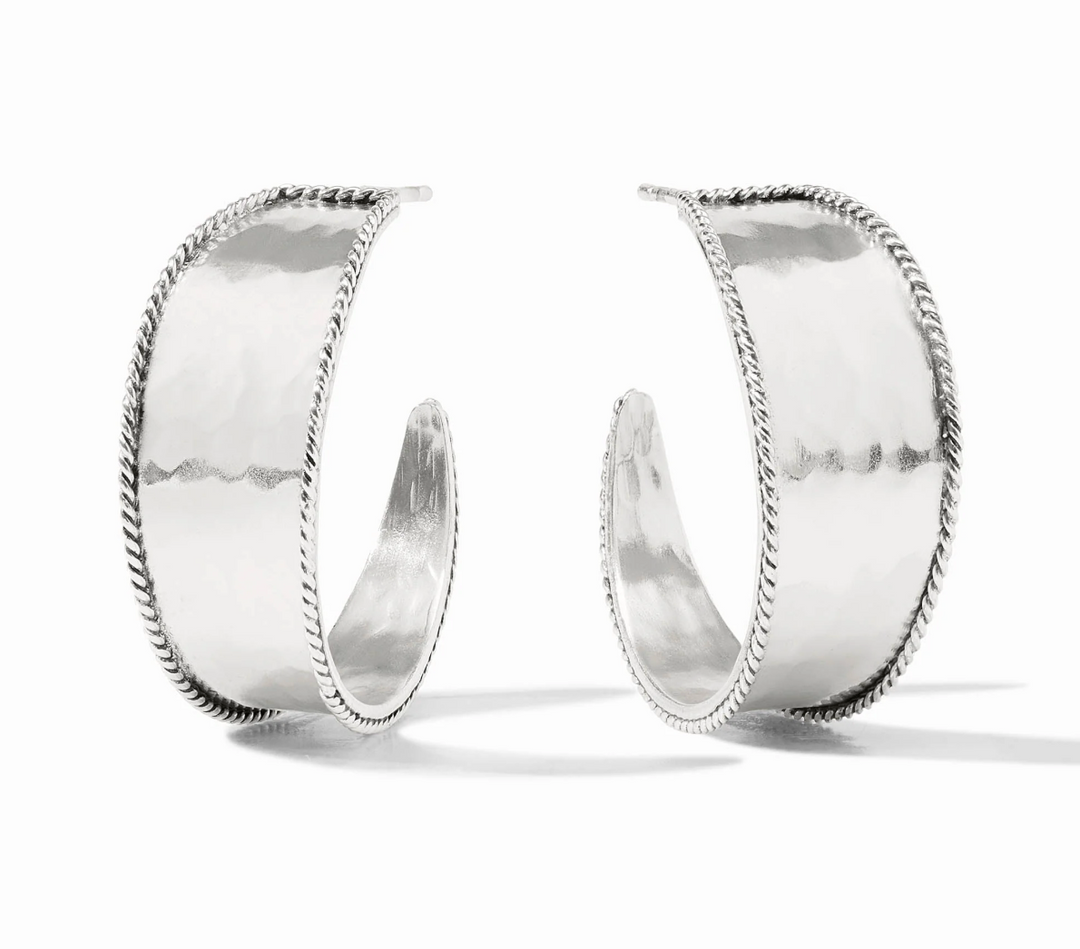 Savoy Hoop Earrings