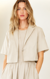 Double Up Jacket - Limestone