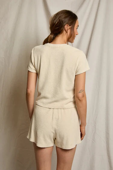 Eve Loop Terry Tee - Sugar
