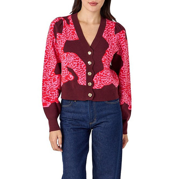 Jude Cardigan in Catwalk Pink
